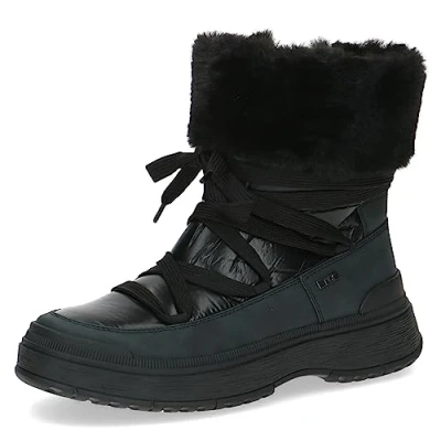 Imagen de CAPRICE 9 26213 41, Bota a la altura de pantorrilla para Mujer, Negro (Black Comb), 39 EU