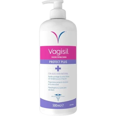 Imagen de Vagisil Higiene Intima Diaria Protect Plus 1 Botella 500 Ml