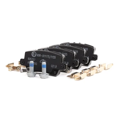 Imagen de ATE 13.0460 5757.2 Juego de pastillas freno con avisador acústico desgaste tornillos pinza accesorios HONDA: CIVIC 8 Hatchback