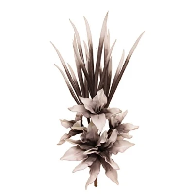 Imagen de Flair Flower 088986brw Soft de Flores Suculentas, plástico, marrón/Blanco, 77 x 28 18 cm
