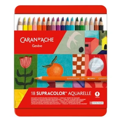Imagen de Caran d&#039;Ache Estuche 18 colores Supracolor™ Acuarelas Edición especial/Ref. 3888.418