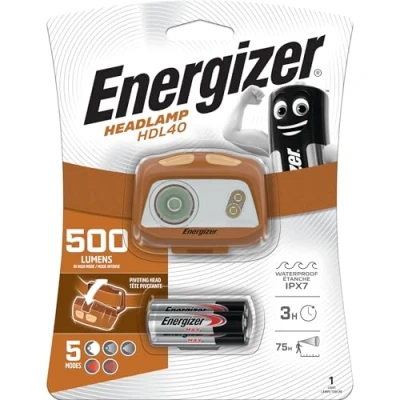 Imagen de Energizer Linterna frontal HDL40 de 500 lúmenes Y24A32