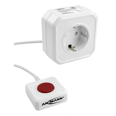 Imagen de ANSMANN AES3.2 Zerowatt Enchufe de Ahorro energía (autoaprendizaje, Apagado en Espera, programable para PC, TV, Barra Sonido, Consola, etc., 1 Unidad)