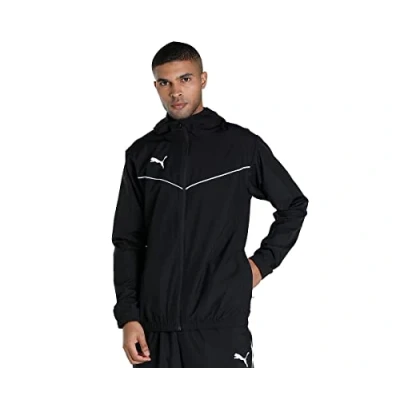 Imagen de PUMA Teamrise All Weather Jacket Chaqueta De Entrenamiento, Hombre, Black White, 3XL