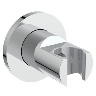 Imagen de Ideal Standard Multi Suite, soporte redondo de pared para ducha, cromado