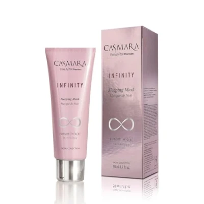 Imagen de Casmara, mascarilla facial recuperadora nocturna INFINITY SLEEPING MASK, 50 mililitros. Revitaliza, energiza, estimula y rejuvence la piel del rostro