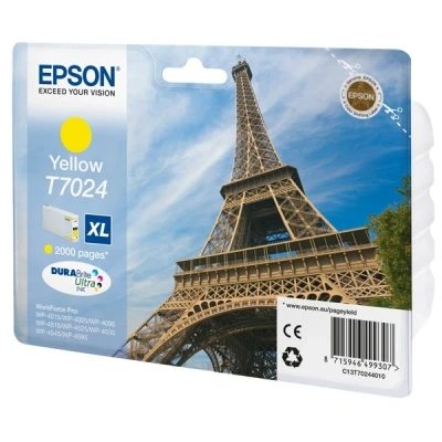 Imagen de Cartucho De Tinta Amarillo Epson T7024 C13t70244010