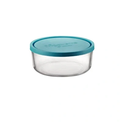 Imagen de Frigoverre Bormioli Rocco Juego de 6 recipientes almacenamiento para frigorífico y congelador (750 ml, aptos lavavajillas, incluye tapa, recipiente 750 ml)