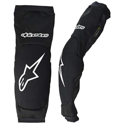 Imagen de Alpinestar Protector de codo Paragon Plus para hombre, color blanco y negro, talla S