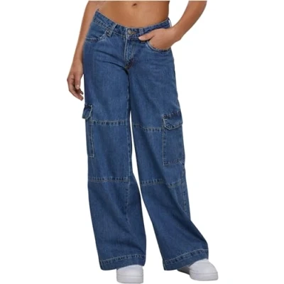 Imagen de Urban Classics Vaqueros boyfriend, Mujer, Talla: XXL, Mid indigo washed