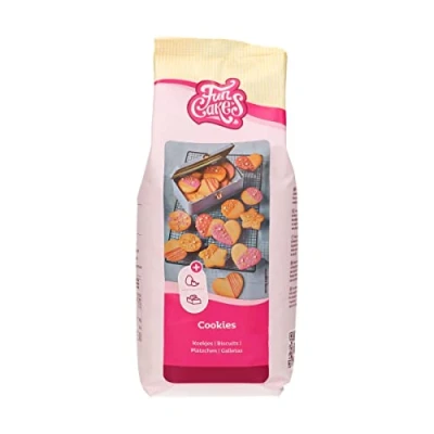 Imagen de FunCakes Preparado para Galletas: Crujientes y Fáciles de Usar, Perfectas Decorar con Fondant o Glasa Real, También Adecuadas Como Masa Tartas, Halal. 1 Kg. 1000 g