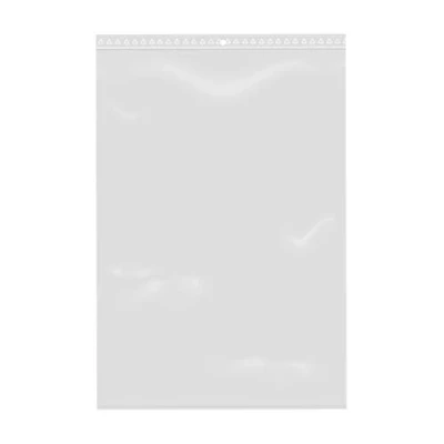 Imagen de Lote de 100 bolsas con cierre zip, transparentes, plástico apto para alimentos (20 x 30 cm)