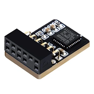 Imagen de NewHail TPM2.0 Módulo TPM SPI 12Pin con infineon SLB 9670 para Algunos Modelos de Placa Base Gigabyte
