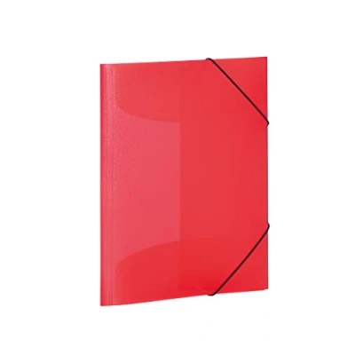 Imagen de HERMA 19504 carpeta de dibujo Translúcido en Rojo, A4, plástico resistente, con 3 solapas interiores, 1 palmo
