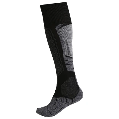 Imagen de FALKE SK1 Comfort M KH lana seda hilo funcional calida gruesa 1 par, Calcetines de esquí Hombre, Negro (Black Mix 3010), 39 41