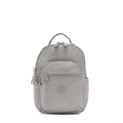 Imagen de Kipling Mochila Seoul S para mujer, Gris Gris, 10&quot; L x 13.75&quot; H 4.5&quot; D,