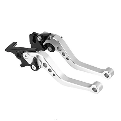Imagen de Palanca de Freno y Embrague, maneta 7/8&quot;22 mm Palancas embrague Moto para GY6 CG125 (Plata) kawasaki er5