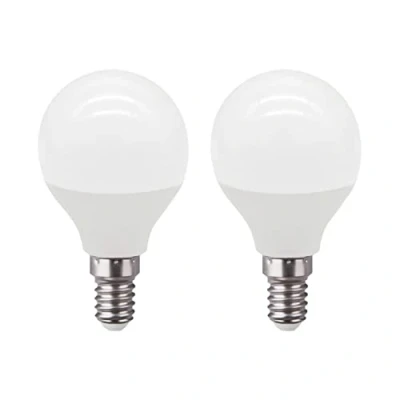 Imagen de Pack 2 Bombillas LED Esférica E14 7.4W Equi.60W 806lm 3000K 25000H 7hSevenOn Premium