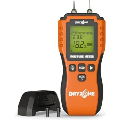 Imagen de Dryzone higrómetro Medidor de humedad para madera, mampostería y otros materiales construcción