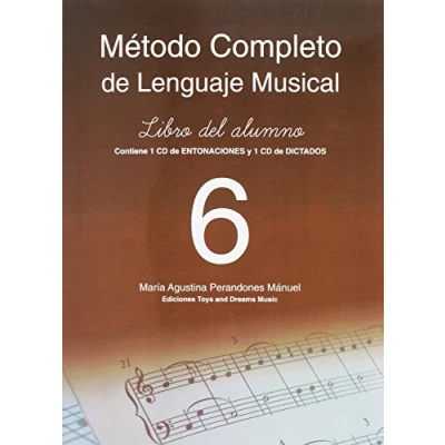Imagen de Método completo de lenguaje musical, 6 nivel libro del alumno