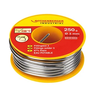 Imagen de Rothenberger 045255E Industrial Fittingslot 3 250 g, calefacción y agua potable