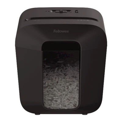 Imagen de Destructora de papel Fellowes LX25, Corte en partículas 4X37 mm, Negro
