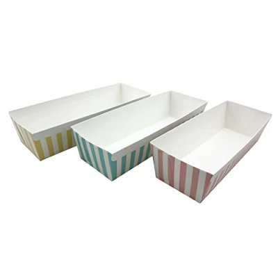 Imagen de Zenker Set 5 Moldes PlumCake de Cartón, Aptos para Hornear Plumcake, Bizcocho y Brownie, Apto Horno, Resistente hasta 220ºC, Desechables, 22cm, 5uds.