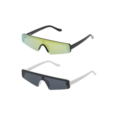 Imagen de Urban Classics Sunglasses 2 PACK Gafas de sol, Talla: One Size, Black/multicolour/white