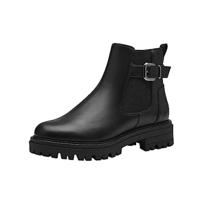 Imagen de Tamaris Botines de Tacón para Mujer, Cuadrado, Cómodos, Negro, 40 EU