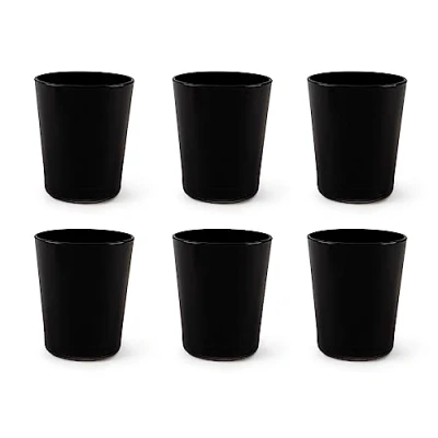 Imagen de Excelsa Portofino Juego de 6 vasos, negro, 30 cl., vidrio soplado