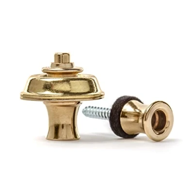 Imagen de JIM DUNLOP Straplok Original Latón Saco de 2, Cierre cinturón
