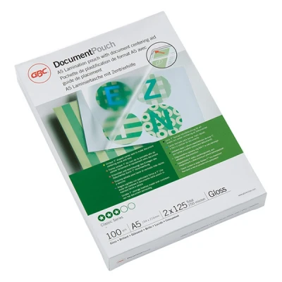 Imagen de Rexel Gbc 3200749 Caja de 100 bolsas plástico A5, 154 x 216 mm