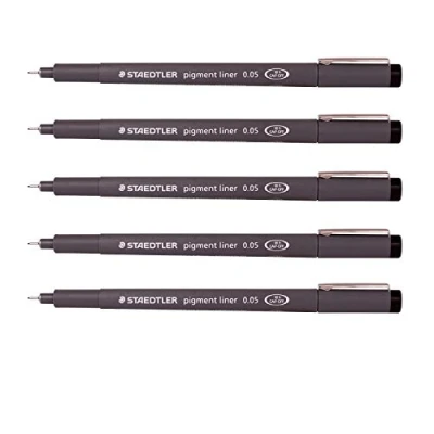 Imagen de Staedtler 0.05 mm Pigment Liner Fineliner Sketching Drawing Drafting Pens by