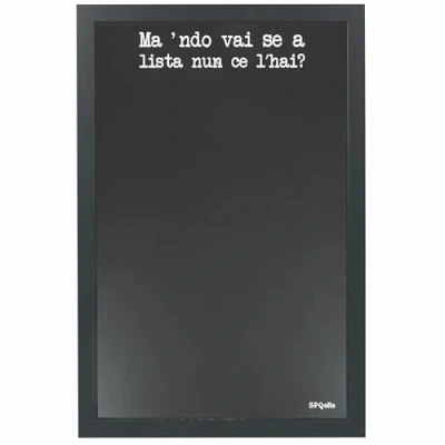 Imagen de Pizarra memo de pared con tizas 40 x 60 cm MDF y hierro, S.P.Q.ere