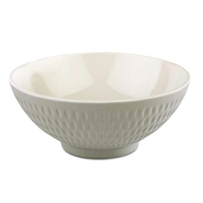 Imagen de APS bol Asia Plus de melamina casi irrompible, versátil plástico apilable, ensaladera, gris/crema, Ø 16 cm, 0,6 litros.