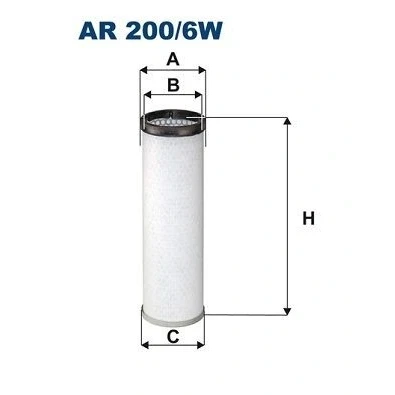 Imagen de FILTRON AR 200/6W Filtro de aire complementario