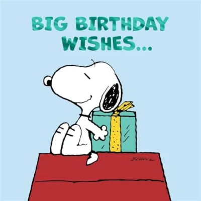 Imagen de Cards Hallmark Peanuts Snoopy Cumpleaños Gran Cumpleaños...