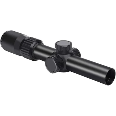 Imagen de Feyachi Visor Táctico Falcon 1 4x24 SFP Retículo Starburst Rojo Iluminado, Tubo 30mm (1.2&quot;) Negro Mate