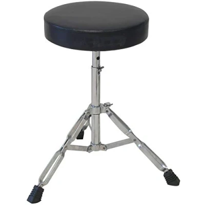 Imagen de ROCKMUSIC ASIENTO TABURETE SILLIN AJUSTABLE TR26 PARA BATERIA ACUSTICA Y BATERIAS ELECTRONICAS CON ACOLCHADO