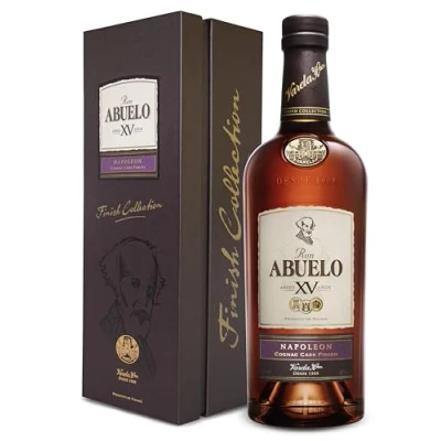 Imagen de Ron Abuelo Napoleón Añejo 15 Años Estuche con Botella 700 ml