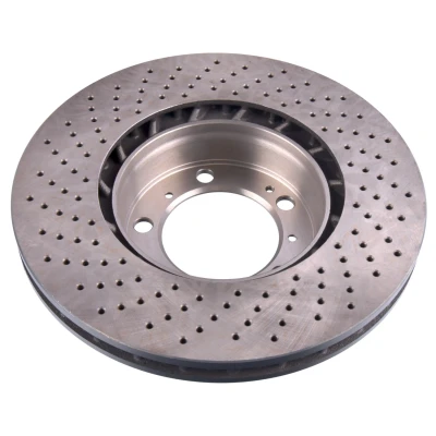 Imagen de FEBI BILSTEIN 44094 Disco de freno Eje delantero, derecha 318 28 5 130 perforado/ventil. int. revestido PORSCHE: Cayman, 911 Coupé, Boxster