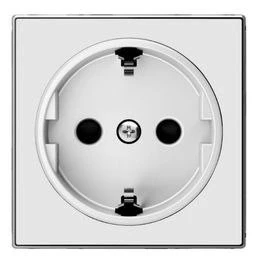 Imagen de Niessen sky Tapa base enchufe schuko toma tierra lateral blanco