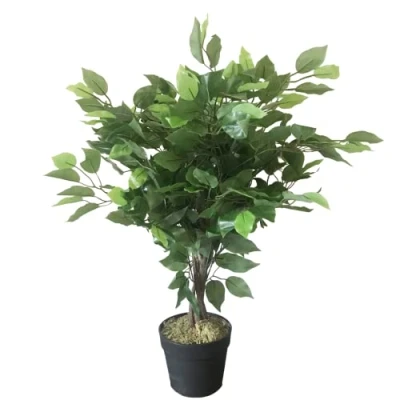 Imagen de Leaf Artificial Tree/Plant Árbol, Mini ficus arbusto Verde, 60 cm