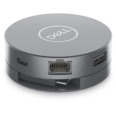 Imagen de Hub Dell DA305, Plug and Play, 2x USB A, 1x C, RJ 45, HDMI, DisplayPort, Plateado