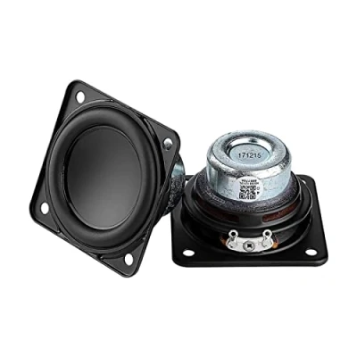 Imagen de JUSTQIJUN Altavoz de Rango Completo 2 Pulgadas 4 Ohm 20W 52mm Neodimio Altavoces magnéticos Bricolaje for los del Amplificador Cine en casa 2pcs estantería
