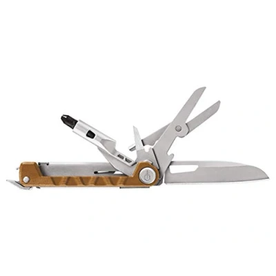 Imagen de Gerber Herramienta multifuncional con 8 funciones, Cuchillo hoja lisa, ArmBar Drive, Naranja, Acero inoxidable, aluminio, 30 001588