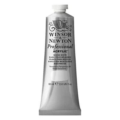 Imagen de Winsor &amp; Newton Professional Acrylic Pintura Acrílica en Tubo, Blanco (Mixing White), 60 ml