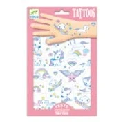Imagen de DJECO Unicornios Tatuajes temporales, Multicolor (DJ09575)