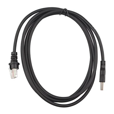 Imagen de HALJIA 2 m Cable USB escáner de código Barras Compatible con Metrologic Honeywell MS7120 1690 5145 9540