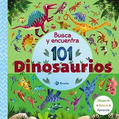Imagen de Busca y encuentra 101 dinosaurios (Castellano A PARTIR DE 3 AÑOS LIBROS DIDÁCTICOS Otros libros)